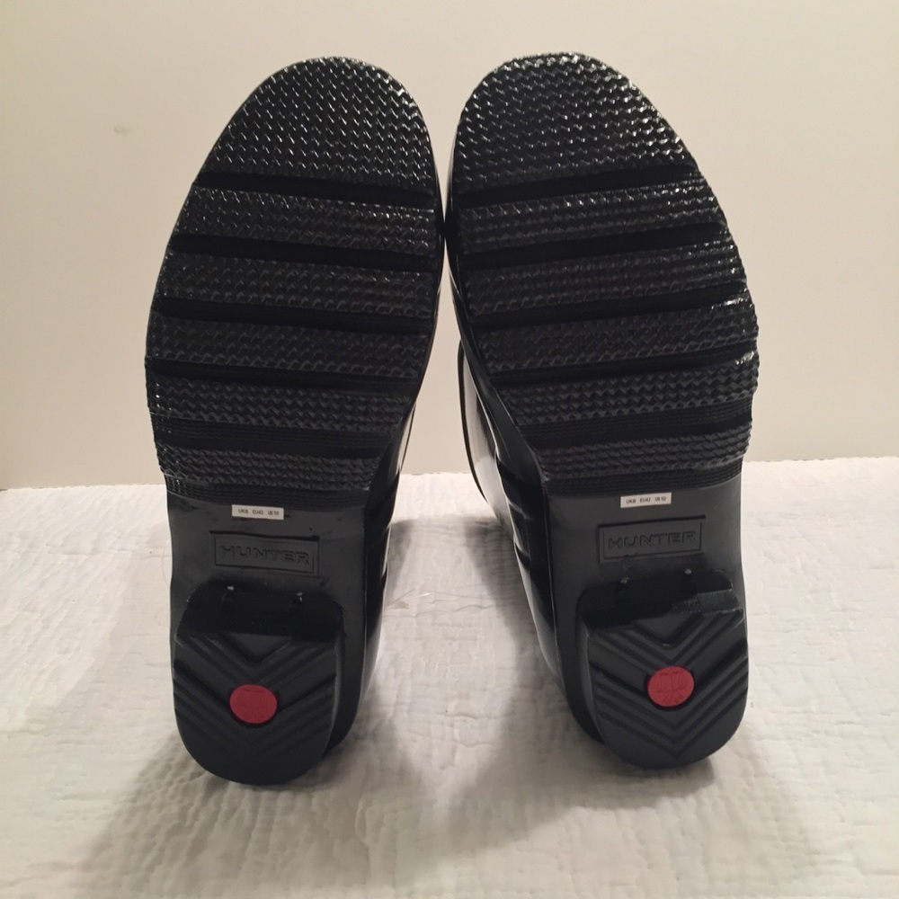 NIB Hunter black gloss short rain boots - Picture 3 of 7
